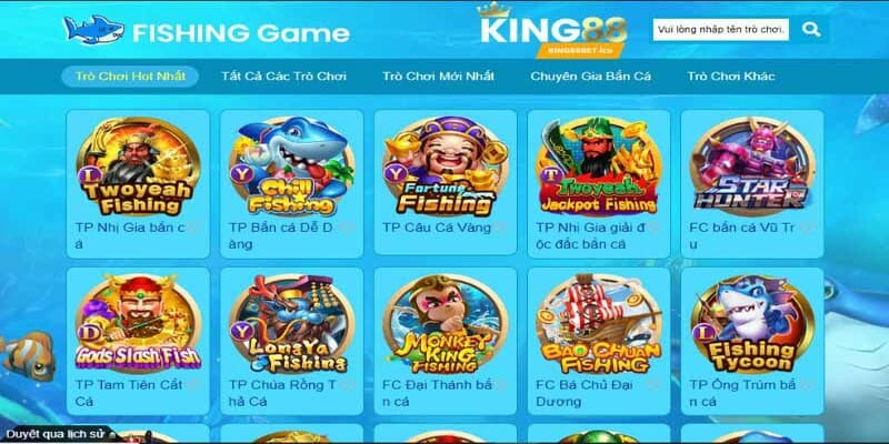 Bắn Cá Đổi Thưởng KING88 - Hành Trình Săn Boss Kịch Tính